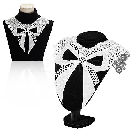 Bowknot Floral Lace Collar DIY-WH0656-28-1