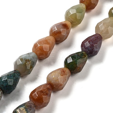 Natural Indian Agate Beads Strands G-P520-B22-01-1