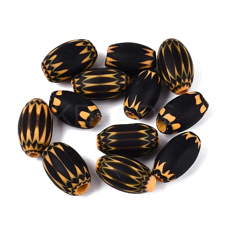 Handmade Millefiori Glass Barrel Beads LS-LA-N002-15C-1