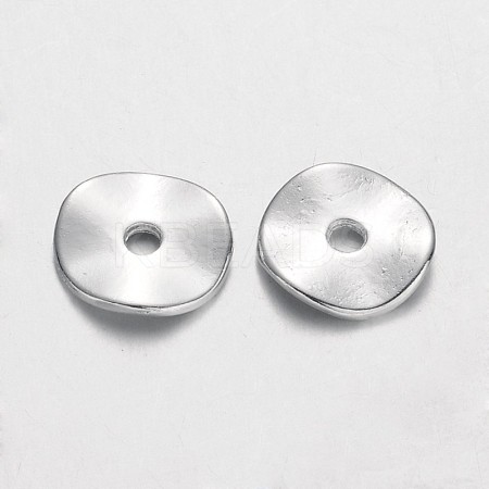 Tibetan Style Alloy Wavy Spacer Beads LS-K0NWF022-1