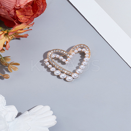 1Pc Alloy Heart Kilt Pins JEWB-LP0004-07-1
