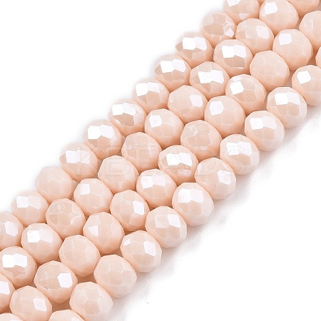 Electroplate Glass Beads Strands LS-EGLA-A044-P6mm-A05-1