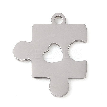 Non-Tarnish Manual Polishing 201 Stainless Steel Pendants LS-STAS-M058-04P-1