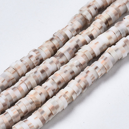 Handmade Polymer Clay Beads Strands CLAY-N008-010-167-1