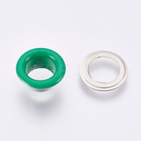 Iron Grommet Eyelet Findings IFIN-WH0023-E06-1