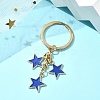 Star Alloy Enamel Keychain KEYC-YW00144-09-1