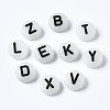 Luminous White Smoke Acrylic Beads MACR-S273-68-2