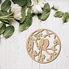 Laser Cut Unfinished Basswood Wall Decoration WOOD-WH0113-117-5