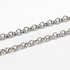 304 Stainless Steel Rolo Chains CHS-L001-28-3mm-1