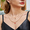 16Pcs 8 Styles Rack Plating Alloy Enamel Pendants ENAM-LP0001-10-3