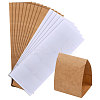 60Pcs Rectangle Foldable Cardboard Necklace Display Cards CDIS-GL0001-02-1