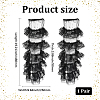 Polyester Lace Leg Sleeves AJEW-WH20080-23A-2