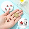 6Pcs 304 Stainless Steel European Beads STAS-CJ0002-59-2