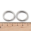 Non-Tarnish 304 Stainless Steel Split Key Rings STAS-Q314-01A-P-3