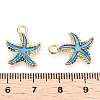 Alloy Enamel Pendants X-PALLOY-T056-08A-3