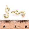 Brass Micro Pave Cubic Zirconia Charms KK-N263-97G-S-3