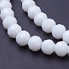 Faceted(32 Facets) Glass Beads Strands EGLA-J042-8mm-26-1