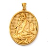 Religion Golden Tone 304 Stainless Steel Pendants STAS-K289-01G-07-1