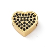 Brass Cubic Zirconia Beads LS-KK-S510-41G-01-1