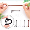 12Pairs 4 Colors Silicone Glasses Ear Grips AJEW-GF0005-60-4