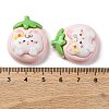 Cat Theme Opaque Resin Cabochons CRES-Z010-01A-3