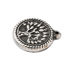 304 Stainless Steel Tibetan Style Pendants STAS-S185-07AS-B-2