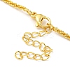 Rack Plating Brass Pave Colorful Cubic Zirconia Butterfly Pendant Necklaces NJEW-A031-04G-3