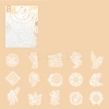 15 Patterns Translucent Parchment Paper Scrapbook Paper Pads DIY-H170-01C-2