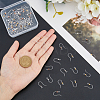 80Pcs 4 Colors Eco-Friendly Plastic Earring Hooks STAS-FH0002-15-3