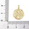 Brass Enamel Pendants KK-P339-12G-01-3