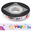 22M Flat Cotton Ribbon SRIB-WH0024-01-1