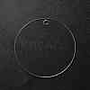 Transparent Acrylic Blank Pendants TACR-Z003-01H-2