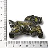 Natural & Synthetic Gemstone Carved Healing Horse Figurines DJEW-D012-05-4