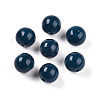 Opaque Solid Color Glass Beads GLAA-N007-8mm-A06-1