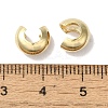 Brass Crimp Bead Cover KK-K383-07B-G-3