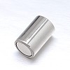 Tarnish Resistant 304 Stainless Steel Magnetic Clasps with Glue-in Ends STAS-M200-D-01-3
