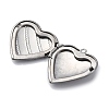 304 Stainless Steel Locket Pendants STAS-S171-13P-01-2