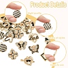 28Pcs 11 Styles Alloy Enamel Pendants FIND-FS0003-24-2