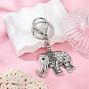 Alloy Rhinestone Keychain KEYC-YW00178-01-1