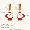 304 Stainless Steel Enamel Hoop Earrings FS-WG4B6D5-02-1