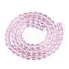Transparent Glass Beads Strands GLAA-T032-T6mm-24-3
