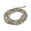 Transparent Glass Beads Strands EGLA-A034-T4mm-MB16-3