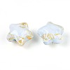 Transparent Resin Enamel Beads RESI-N043-02B-2