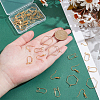 Brass Earring Hooks & Leverback Earring Findings KK-ME0002-48-3