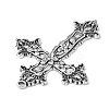 Tibetan Style Alloy Big Gothic Pendants LS-TIBEP-A20541-AS-LF-3