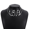 Punk Style Alloy Choker Necklaces for Women WGA180C-06-1