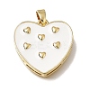 Brass with Enamel Pendants KK-CBA8E93-06A-1