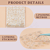 3D Bronzing Moon Sun Star Nail Art Stickers DIY-WH0449-47-6
