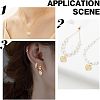 24Pcs 3 Colors Brass Micro Pave Clear Cubic Zirconia Charms KK-NB0001-41-6