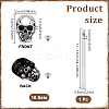 16 Bags Tibetan Style Skull Alloy Decorative Rivets DIY-DR0007-75AS-2